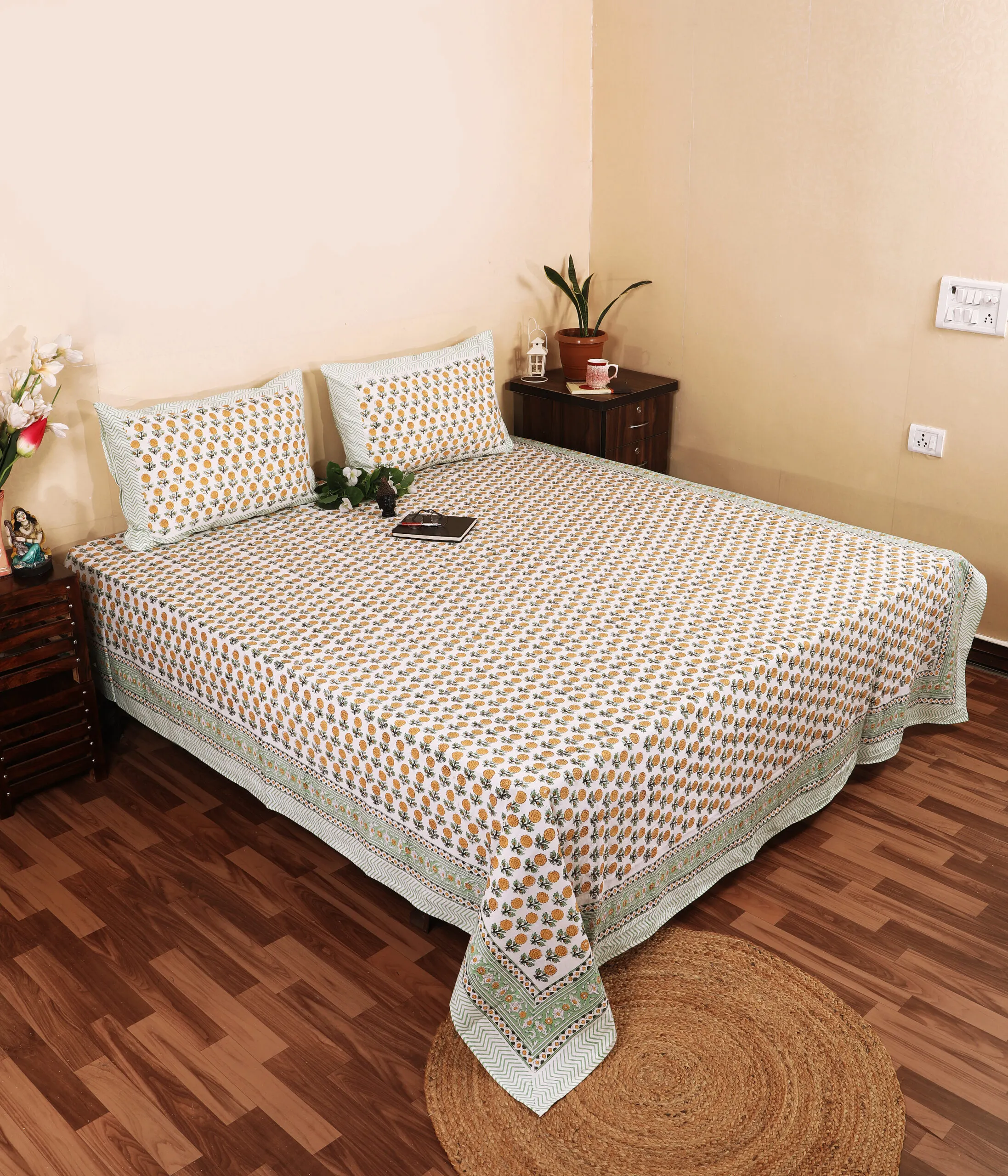 Sanganer Jaipur bedsheet manufacturing unit
