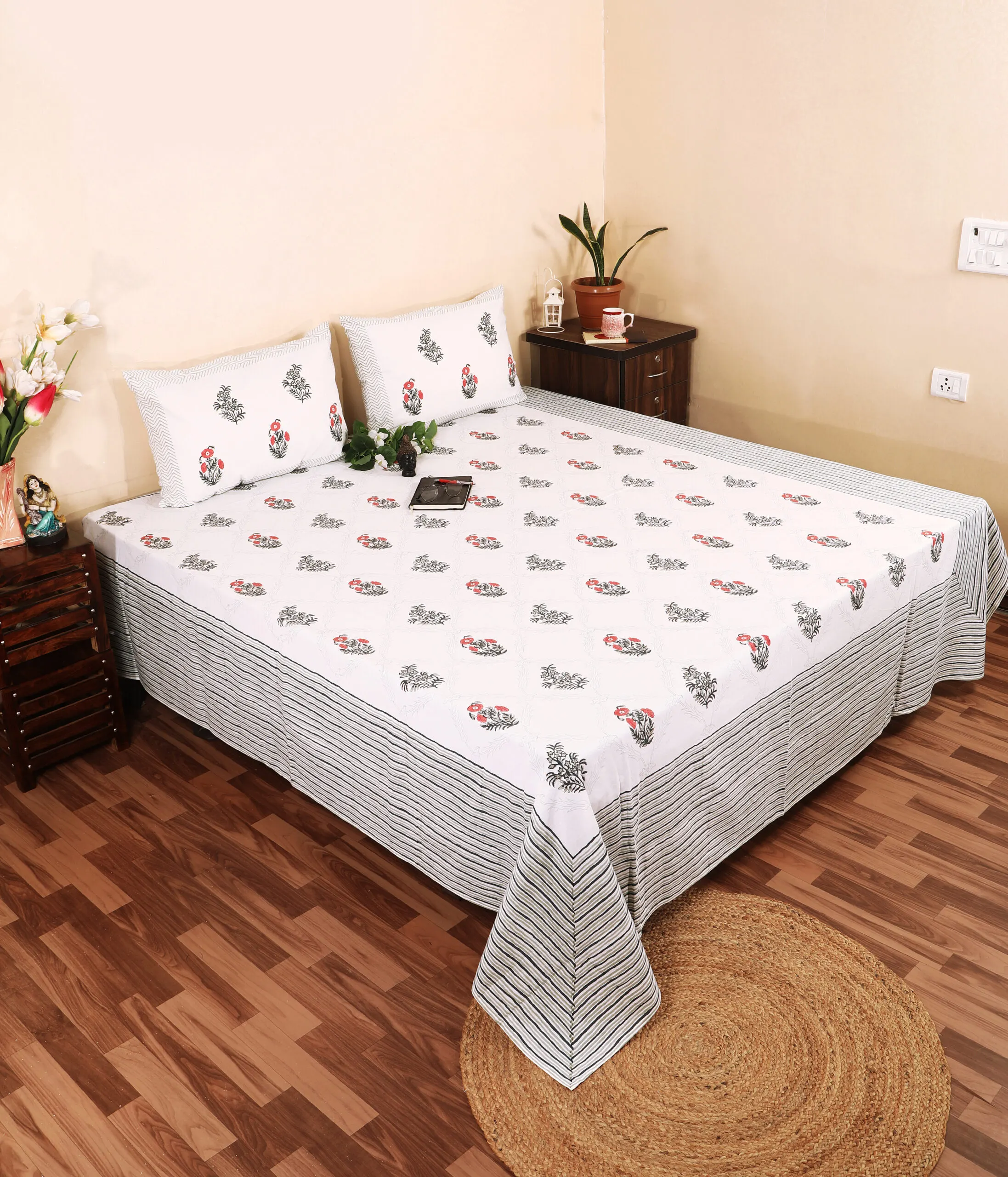 Boutique hand block bedding collection
