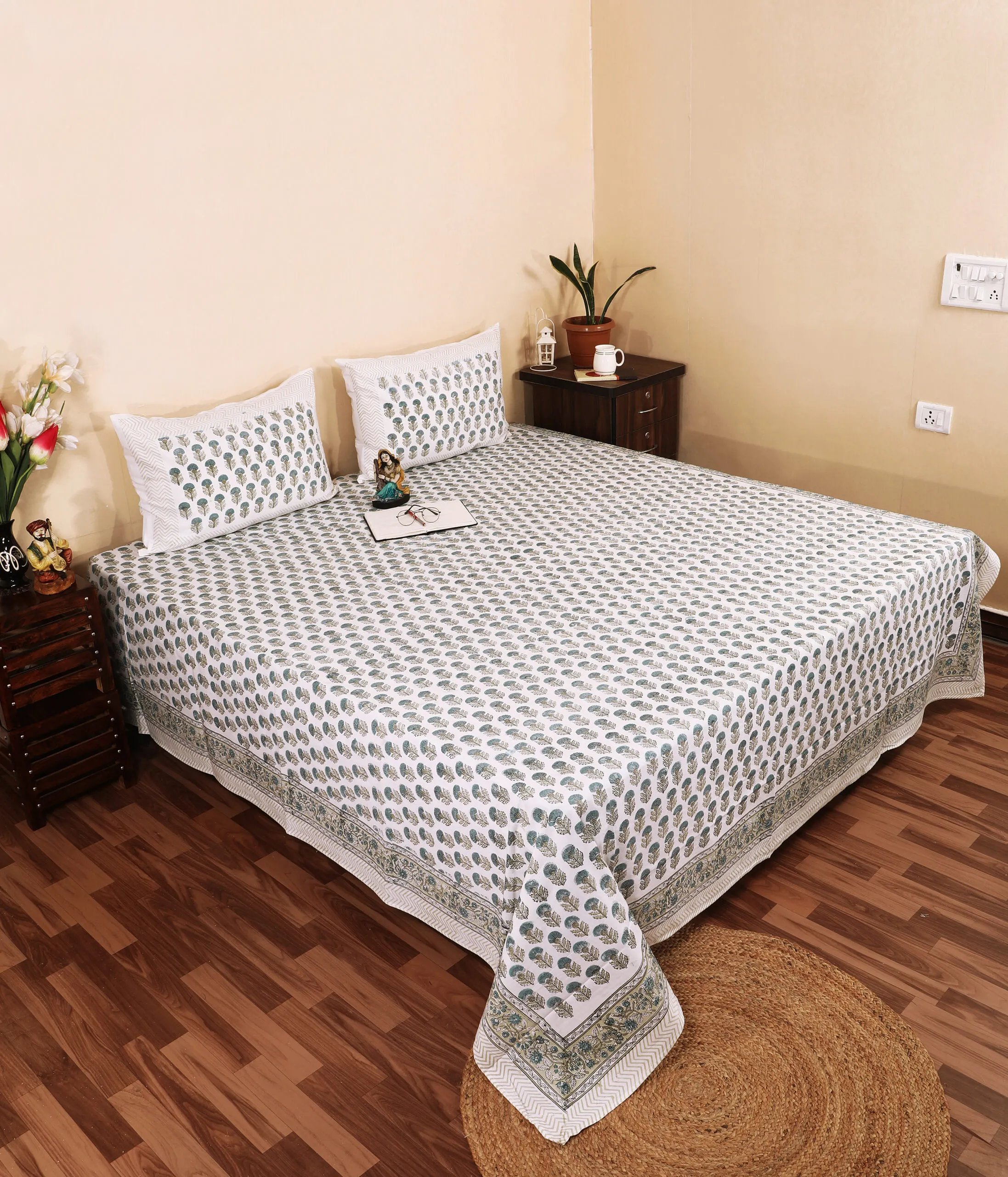 Bulk cotton bedsheet order ready for dispatch
