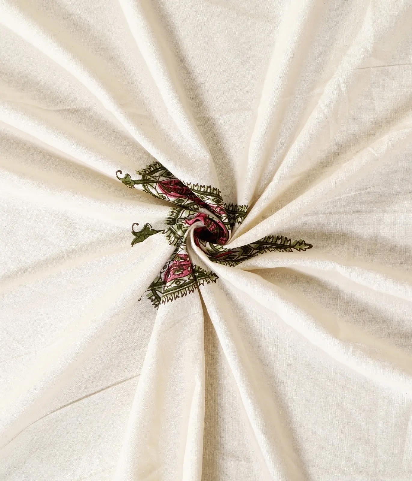 Maroon Cypress Pink Flower king size bedsheet 108x108 wholesale Jaipur – Amer collection – view 5