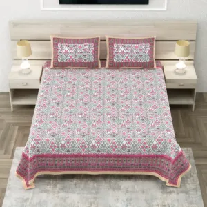Rose rose king size bedsheet 108x108 wholesale Jaipur – Rose Maroon Jaal king size bedsheet 108x108 wholesale Jaipur – Sheesh Mahal collection