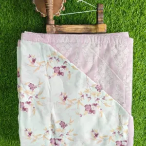 Pink blossom double dohar 90x100 wholesale Jaipur – Pink Blossom reversible double bed dohar 90x100 wholesale Jaipur – Barkha collection