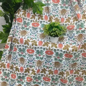 Tulip Jaal Mint Border Jaipuri Razai Wholesale – Mulmul Cotton Quilt (Jal Mahal)